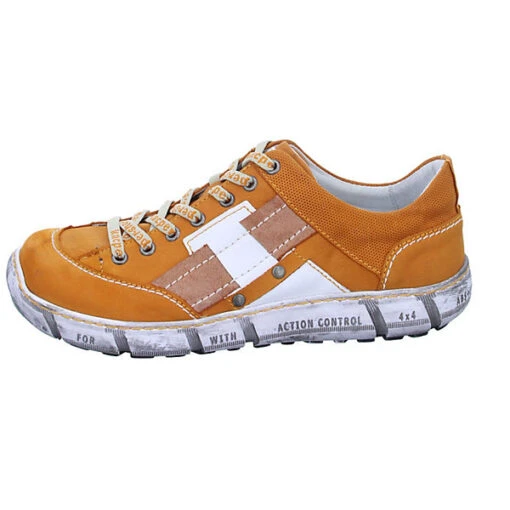 Herren Halbschuh 1-1260 Klassische Halbschuhe - Orange -Schuhgeschäft 23962624 02